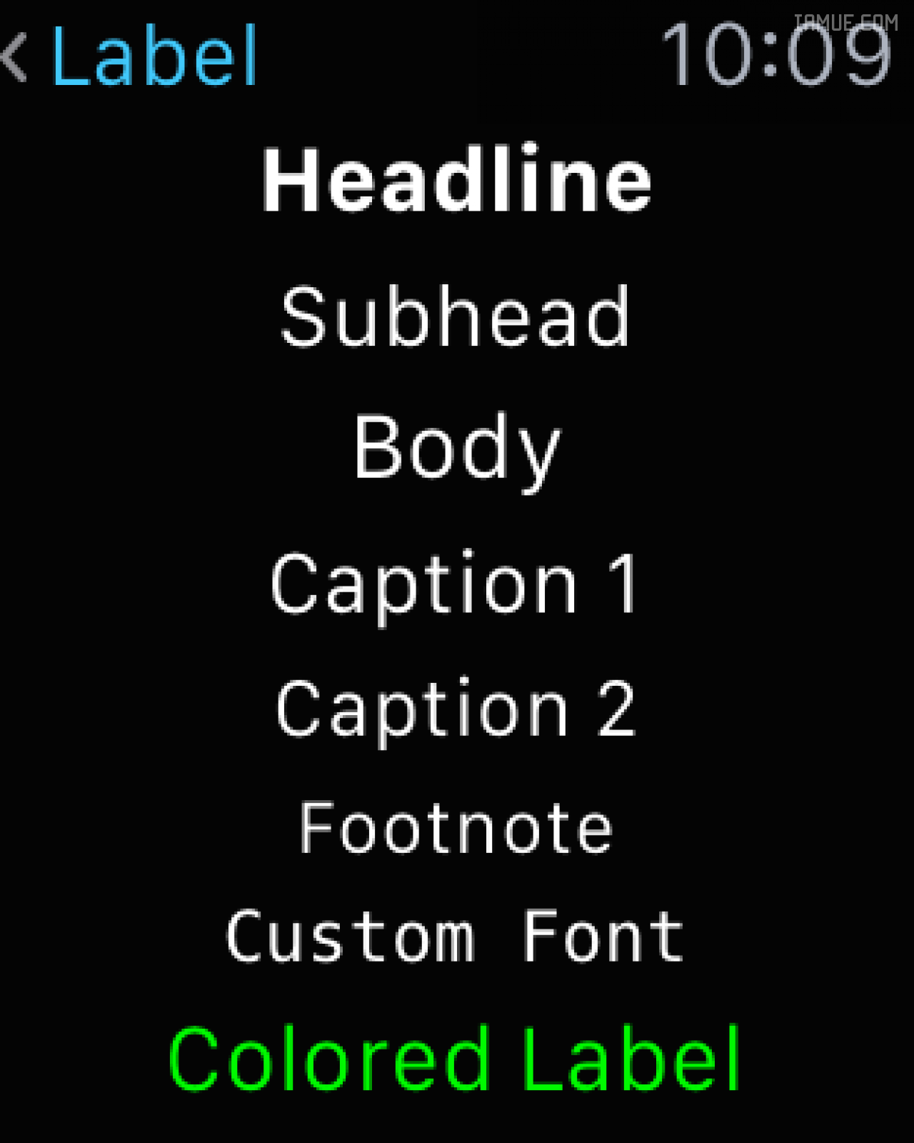 Apple Watch界面设计规范之UI设计基础（2/2）