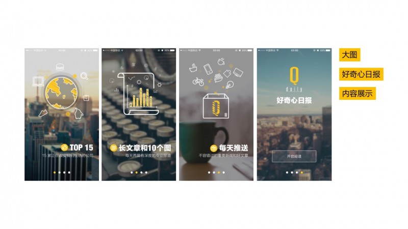 关于引导页的整理与分析