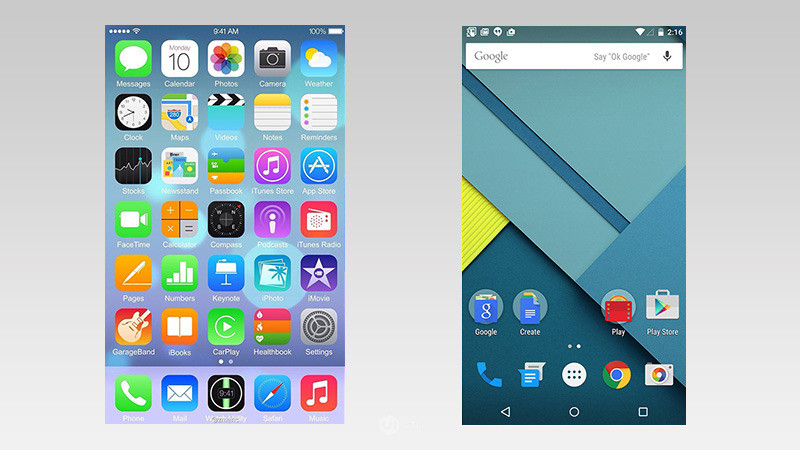 iOS和Android设计理念的演变