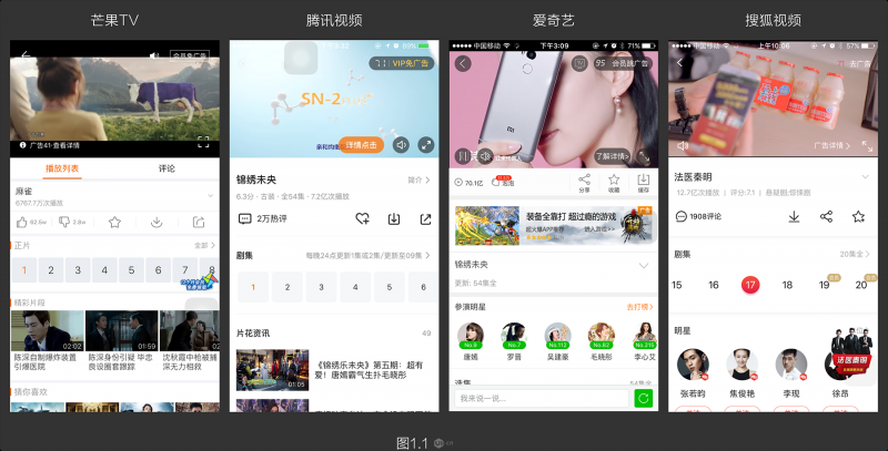 4款视频app交互设计浅析